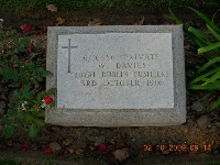 Struma Military Cemetery - Davies, William